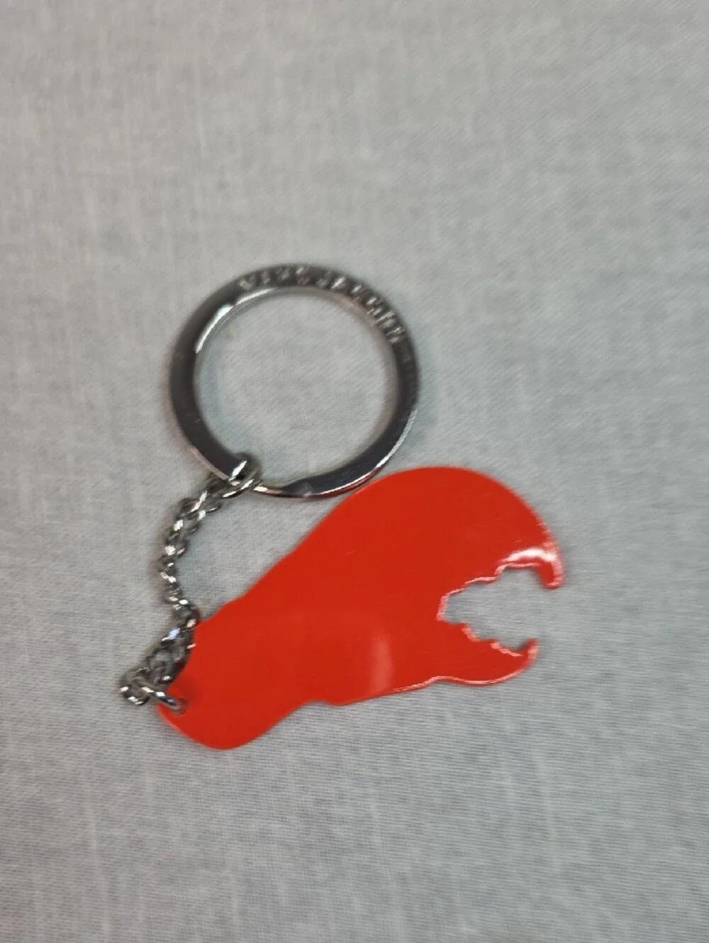 Marc Jacobs Orange Lobster Claw Key Chain, Bag Charm NWOT